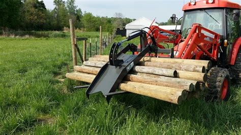 skid steer fork log grapple attachment|skid steer pallet fork extensions.